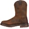 Rocky Original Ride, Men's Western Roper Boot, 7 M, Leather, 10 in Height, Trail Brown FQ0001108 - alternate 2